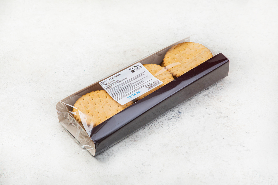 Печенье затяжное «Янтарное» с бесплатной доставкой на дом из «ВкусВилл ...