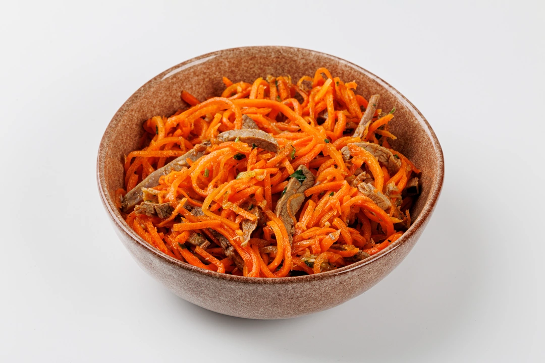 Простые салаты с корейской морковью