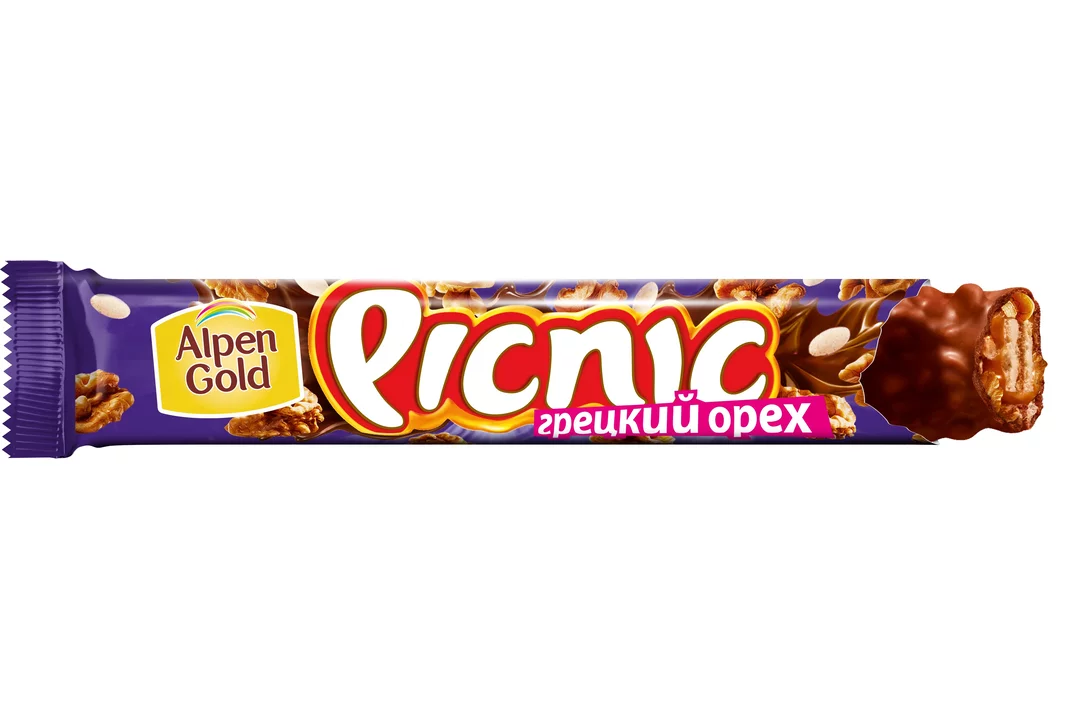 Шоколад Picnic грецкий орех, 52 г