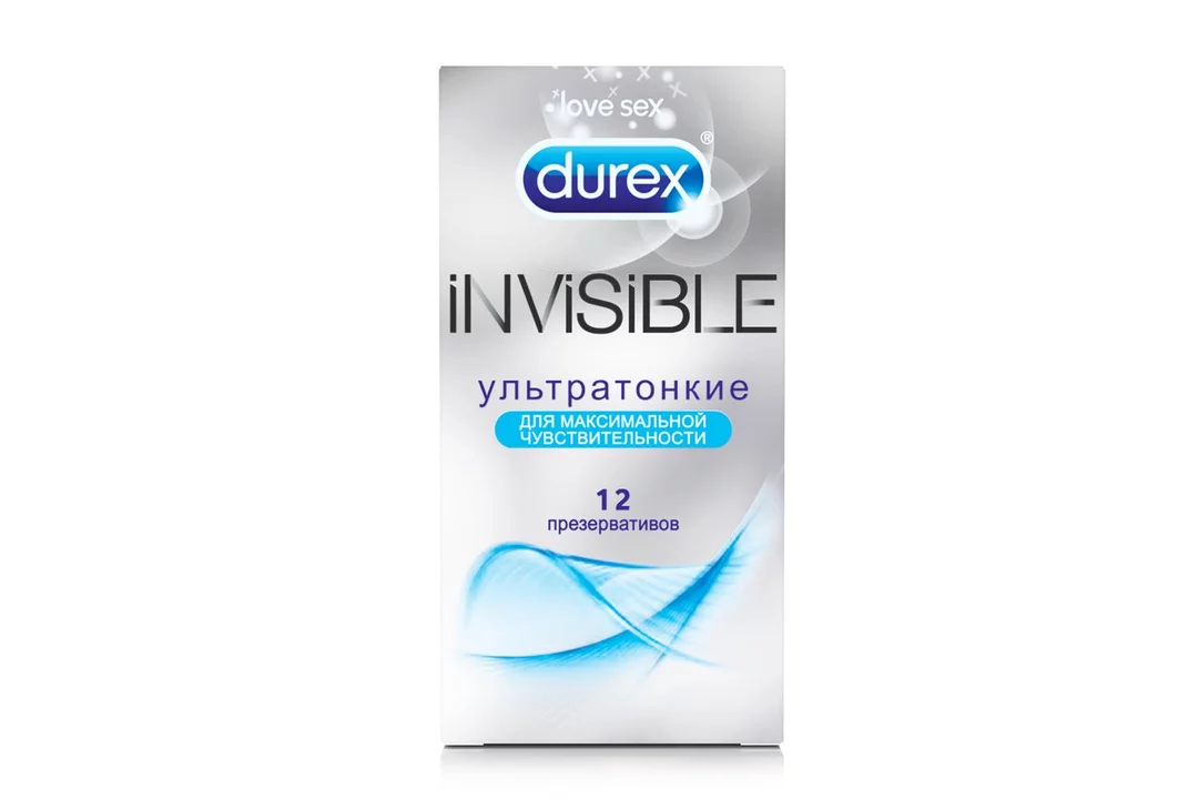 DUREX Презервативы invisible ультратонкие 12шт