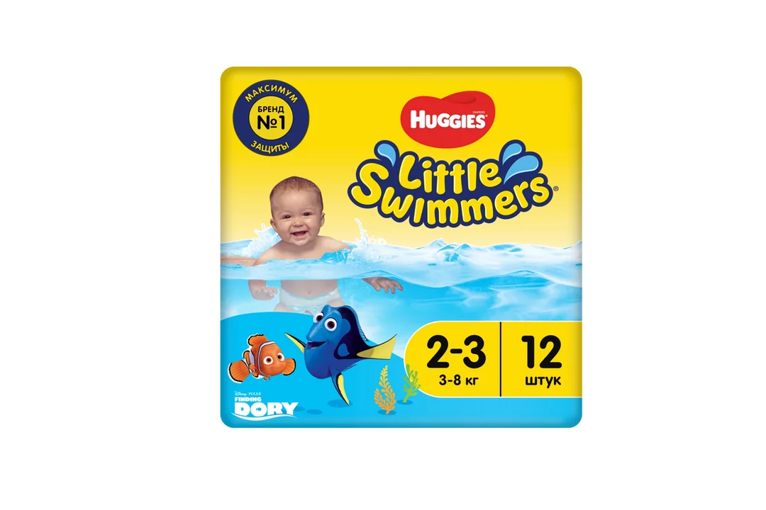 Подгузники-трусики для плавания Huggies Little Swimmers 3-8 кг 12 шт сбесплатной доставкой на дом из «ВкусВилл»
