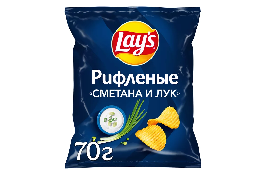 Чипсы Лейс Рифленые Сметана И Лук Фото