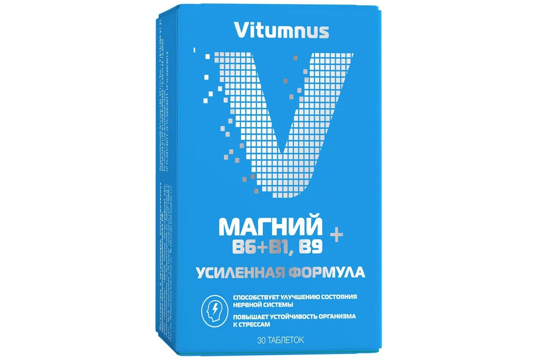 Магний хелат таб 60 шт vitumnus таблетки