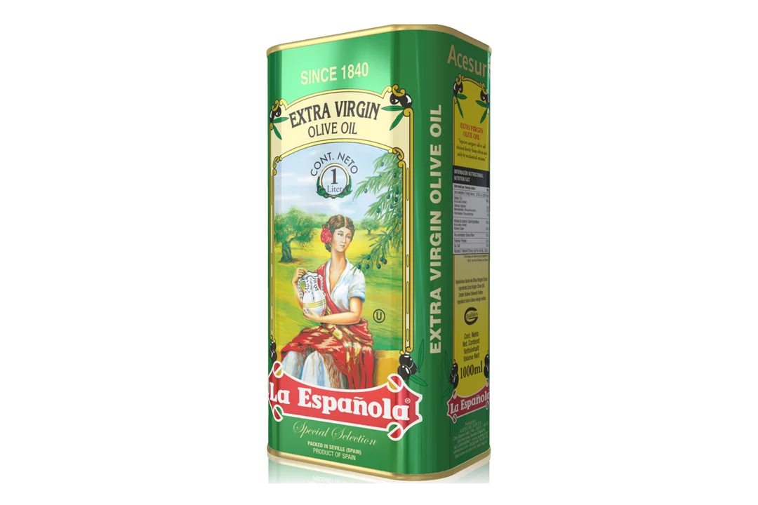 Масло оливковое Extra Virgin La Espanola нерафинированное высшего качества ж/б 1 л с бесплатной доставкой на дом из «ВкусВилл» | Москва и вся Россия