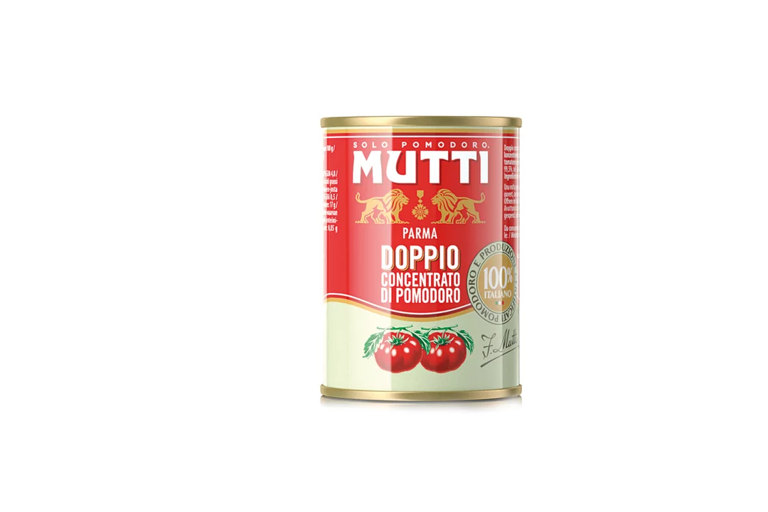 Томатная паста Mutti с массовой долей сухих веществ 28% ж/б 140 г с бесплатной доставкой на дом из «ВкусВилл» | Москва и вся Россия