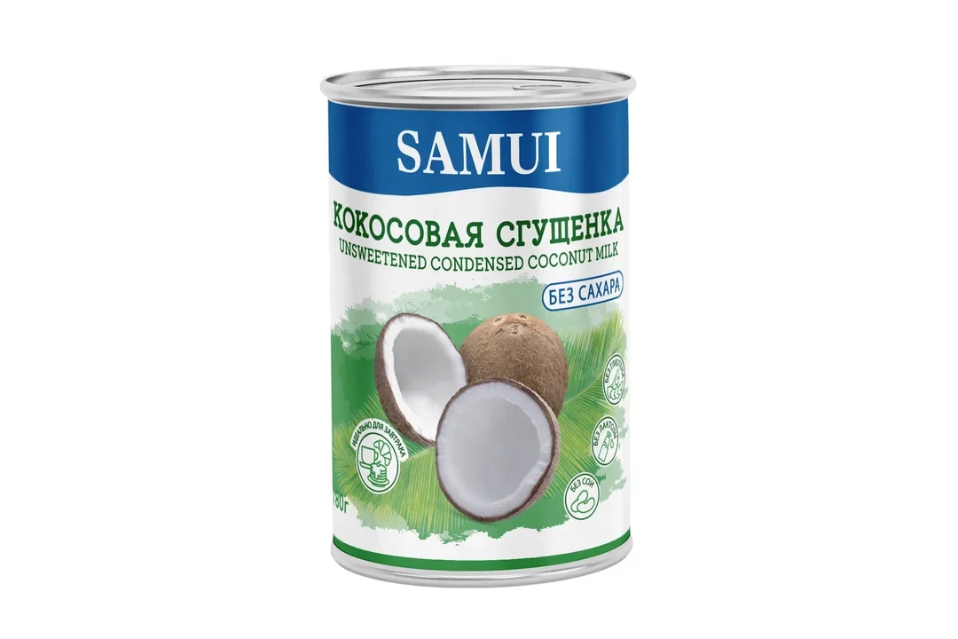 Сгущенка кокосовая Samui без сахара 180 г с бесплатной доставкой на дом из «ВкусВилл» | Москва и вся Россия
