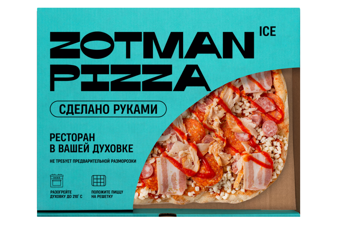 Пицца Зотман замороженная. Баварская мясная пицца Зотман. Пицца Зотман Баварская мясная 465г. Упаковка для замороженной пиццы.
