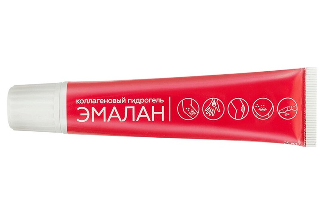 Эмалан Коллагеновый гидрогель 25 мл с бесплатной доставкой на дом из ...