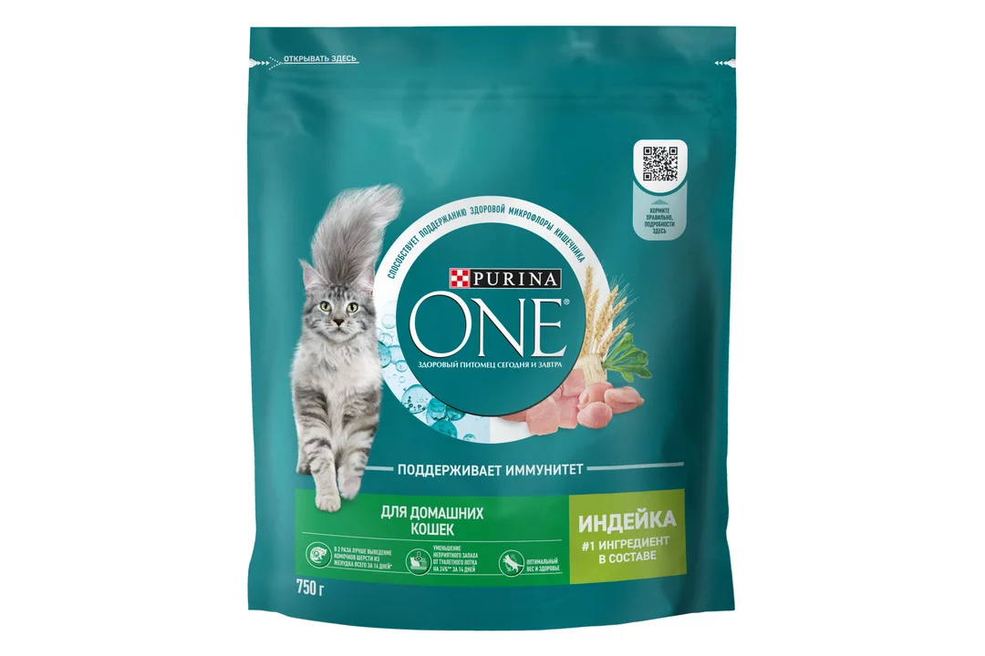 Purina one Kitten сухой корм для котят с курицей и цельными злаками - 750 г.