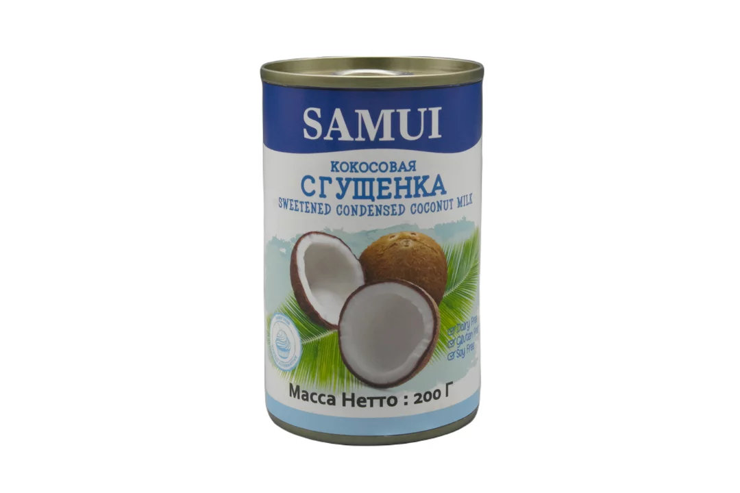 Сгущенка кокосовая Samui 200 г с бесплатной доставкой на дом из «ВкусВилл» | Москва и вся Россия