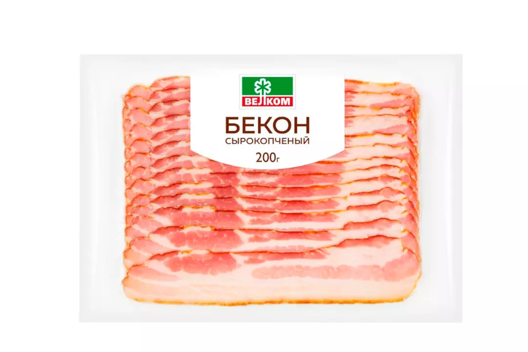 Бекон сырокопченый Велком нарезка 200 г с бесплатной доставкой на дом из «ВкусВилл» | Москва и вся Россия