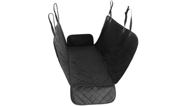 Изображение товара Подстилка для собак и кошек на заднее сиденье 137х147 см высокие борта черная Nobby