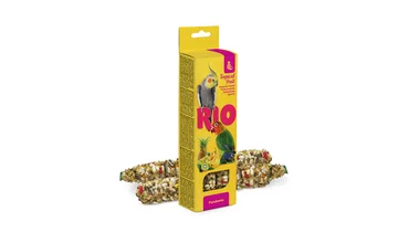 Изображение товара РИО 75гр*2шт Палочки для средних попугаев с тропическими фруктами