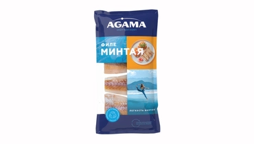 Минтай филе Agama без кожи замороженный 400 г