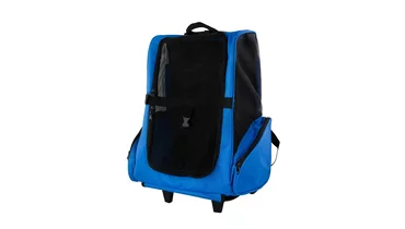 Изображение товара Рюкзак-переноска на колесиках для животных 35х27х49 см, стильный и удобный