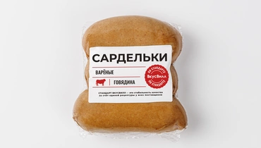 Сардельки категории А «Из говядины по стандарту ВкусВилл»