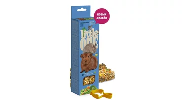 Изображение товара LITTLE ONE 60гр*2шт Палочки для морских свинок, кроликов и шиншилл с овощами