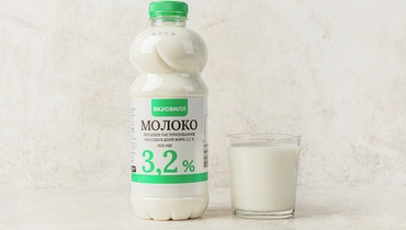 Молоко 3,2% в бутылке