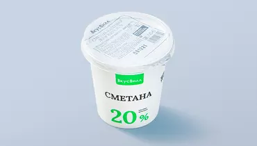 Сметана 20%, 350 г