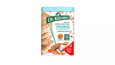 Хлебцы Dr Korner Рисовые с морской солью 100 г