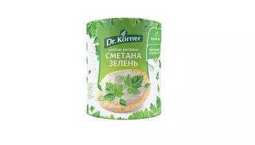 Хлебцы Dr.Korner Рисовые со сметаной и зеленью 80 г