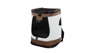 Изображение товара Рюкзак-переноска для животных Динозаврик "Не Один Дома" 32х30х43 см коричневый