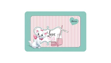 Изображение товара Коврик под миску Disney Marie & Milk 430x280мм, ЭВА, яркий дизайн