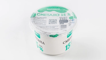 Сметана 15%, 250 г