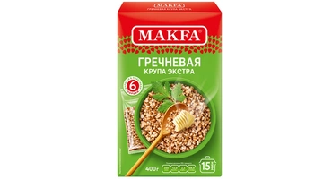 Крупа гречневая Макфа Ядрица 400 г