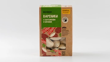 Вареники с картофелем и беконом