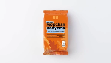 Морская капуста хрустящая со вкусом барбекю, 5 г