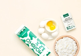 Молочные продукты, яйцо
