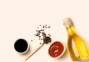 Масла, соусы, специи, сахар и&nbsp;соль