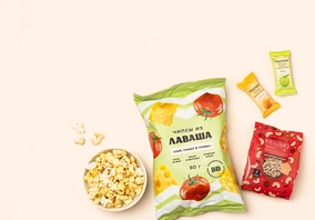 Орехи, чипсы и&nbsp;снеки