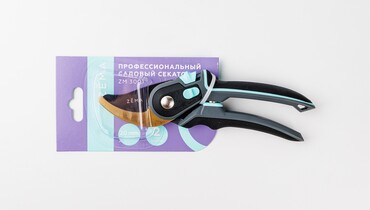 Изображение товара Профессиональный садовый секатор ZM 3001 с покрытием из позолоченного титана
