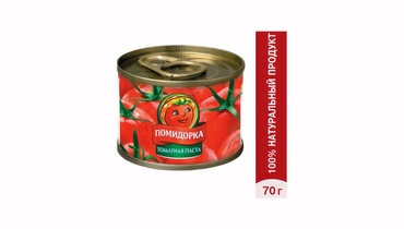 Изображение товара Томатная паста Помидорка 70 г