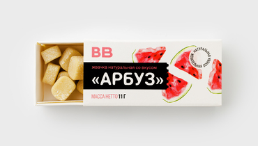 Изображение товара Жвачка натуральная со вкусом "Арбуз"