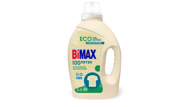 Изображение товара Эко концентрат гель для стирки BiMax 1500 г безопасный и эффективный
