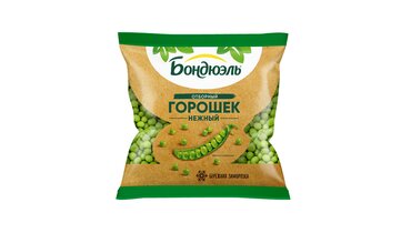 Изображение товара Зеленый горошек Бондюэль замороженный 400 г