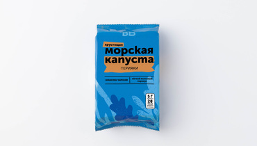 Изображение товара Морская капуста хрустящая со вкусом терияки 5 г ВкусВилл натуральный водорослевый снек
