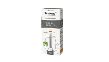 Изображение товара Чай черный Teatone с ароматом бергамота стики 15х1,8 г