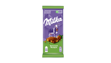 Изображение товара Шоколад молочный Milka с цельным фундуком 80 г
