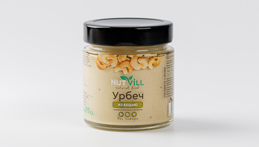 Изображение товара Паста Урбеч из ядер кешью Nutvill, 180 г - натуральный перекус