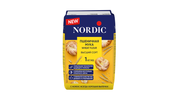 Изображение товара Мука пшеничная Nordic высший сорт 1 кг