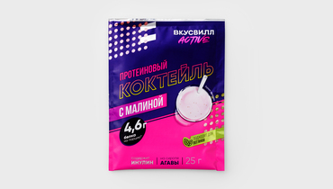 Изображение товара Коктейль протеиновый с малиной