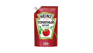 Изображение товара Кетчуп Heinz Томатный дой-пак 320 г