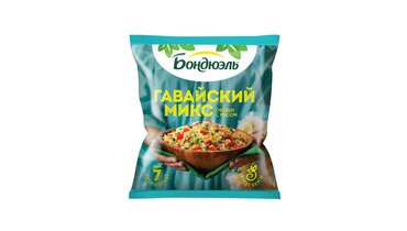 Изображение товара Смесь овощная с рисом Бондюэль Гавайский микс 400 г