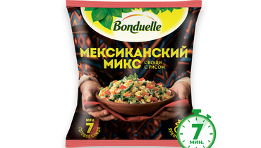Изображение товара Смесь овощная с рисом Бондюэль Мексиканский микс 400 г