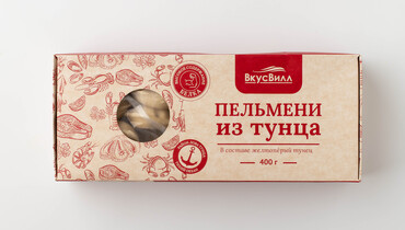 Изображение товара Пельмени рыбные из тунца, 400 г