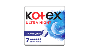 Изображение товара Прокладки гигиенические Kotex Ultra Night 7 шт